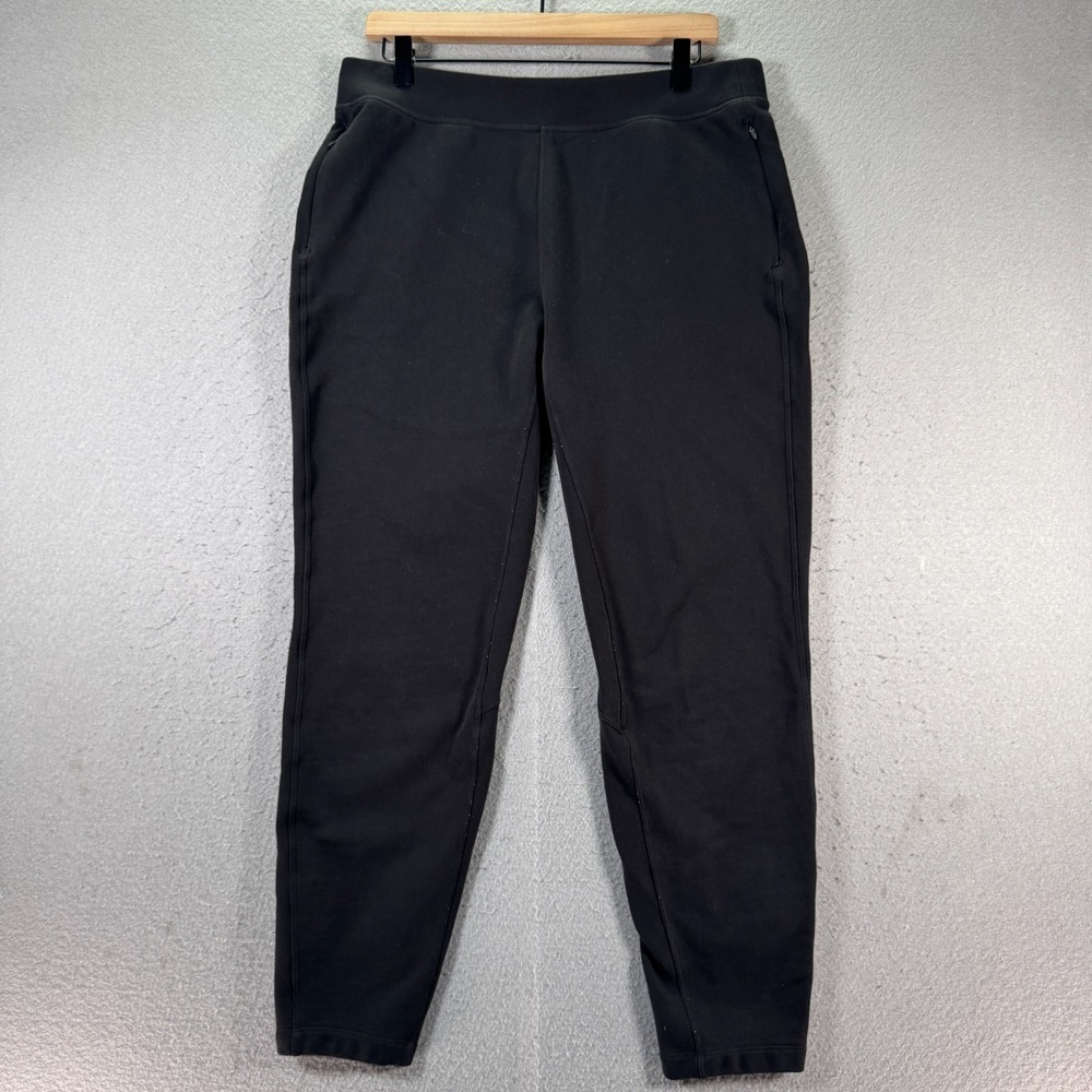 Lululemon On The Fly Jogger Womens 10 Black Tapered Pull On Active Sportwear